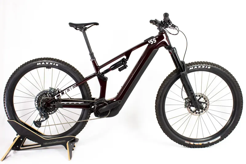 Ex Display 24 Cube Stereo Hybrid One55 SLX 750 Large Electric Bike 2024 Liquid Red/Carbon