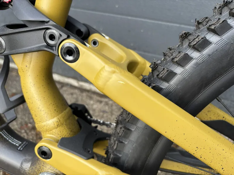 Ex Display Specialized Status 2 170 S3 Mountain Bike 2026 Satin Harvest Gold Tint/Obsidian/Dune White-2