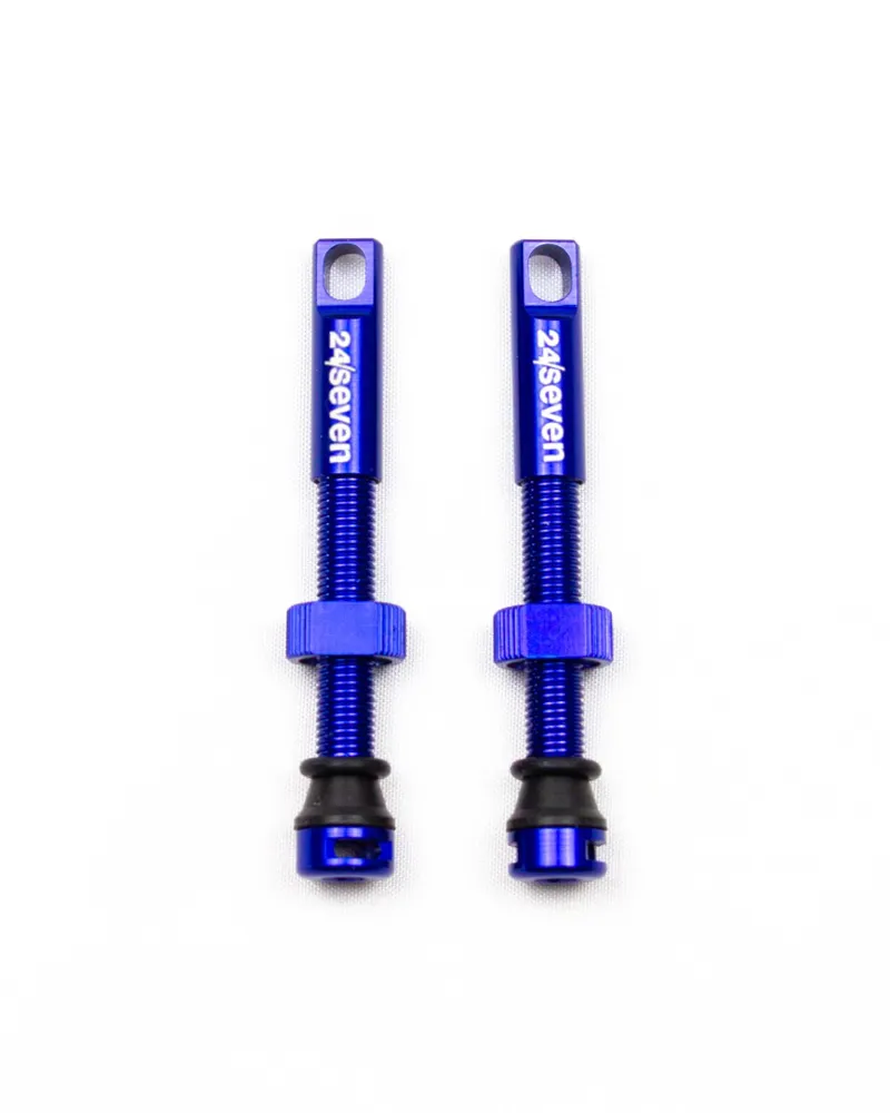 24Seven Tubeless Valves 44mm Blue