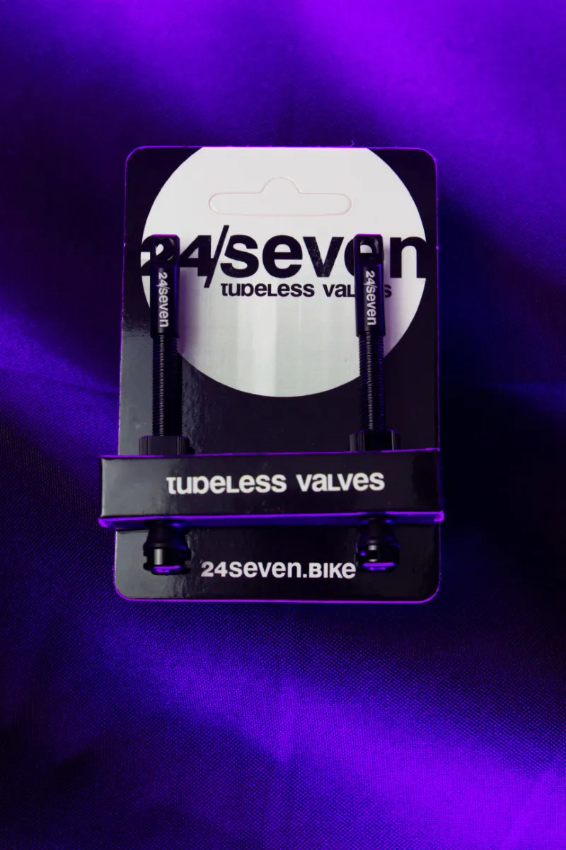 24Seven Tubeless Valves 60mm Black-1