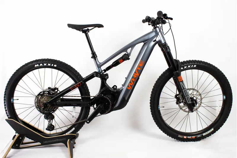 Whyte E160 R Electric Bike 2024 Silver/Black