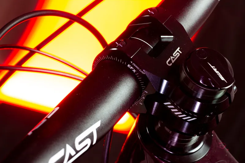 Cast EFX Standard Mount Stem 31.8mmx45mmx0 Degree Rise Black-4