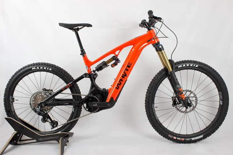 Whyte E-180 RSX Electric Bike 2025 Gloss Orange/Matt Black