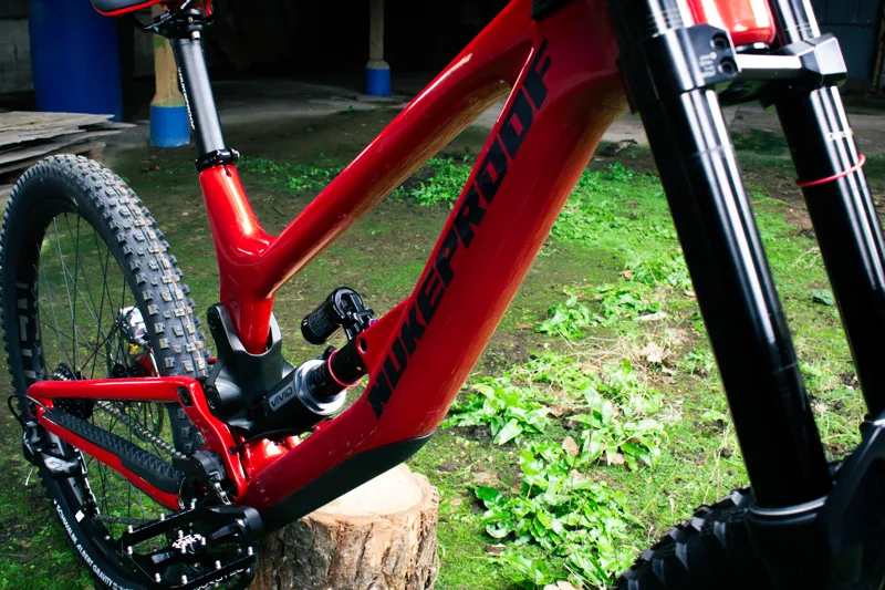 Nukeproof Dissent Carbon Pro GX 297 Mountain Bike 2026 Red-6
