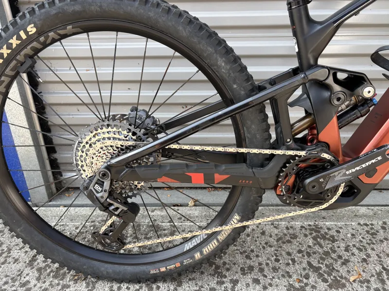 EX DEMO Mondraker Crafty Carbon RR Small Electric Bike 2025 Earth Red-1