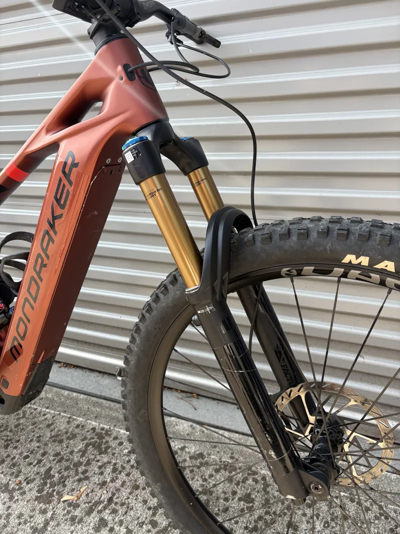 EX DEMO Mondraker Crafty Carbon RR Small Electric Bike 2025 Earth Red-2