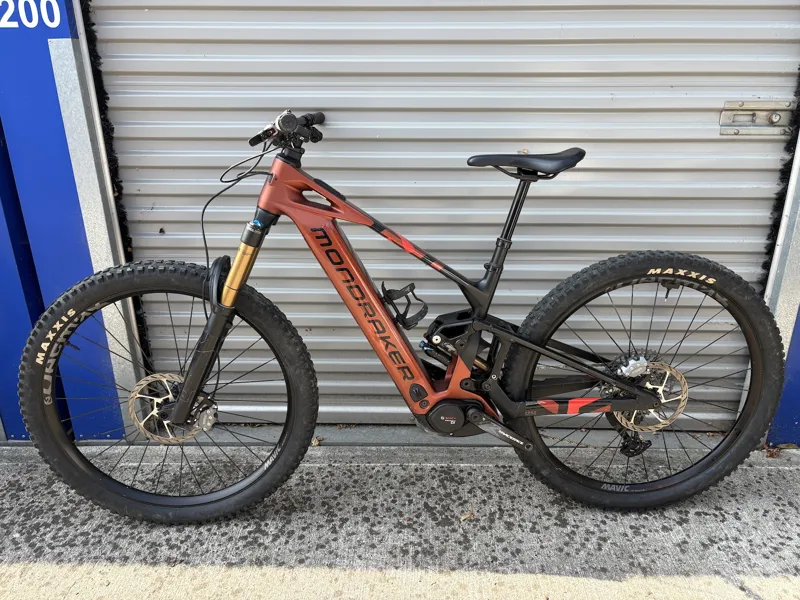 EX DEMO Mondraker Crafty Carbon RR Small Electric Bike 2025 Earth Red-4