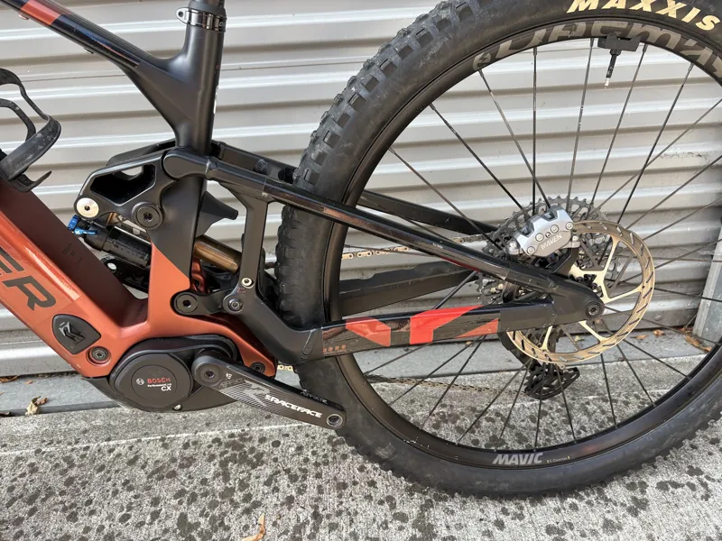 EX DEMO Mondraker Crafty Carbon RR Small Electric Bike 2025 Earth Red-5