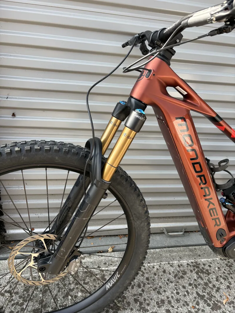 EX DEMO Mondraker Crafty Carbon RR Small Electric Bike 2025 Earth Red-6