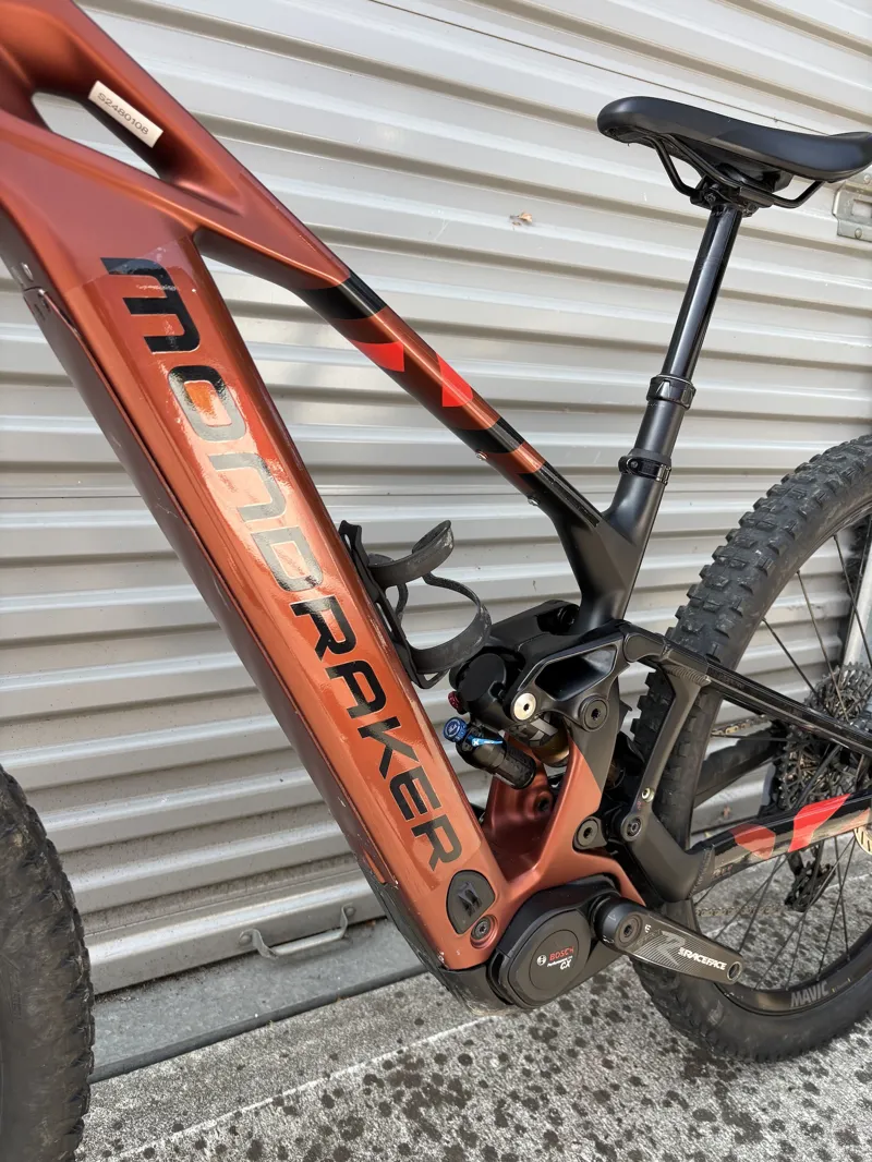 EX DEMO Mondraker Crafty Carbon RR Small Electric Bike 2025 Earth Red-7