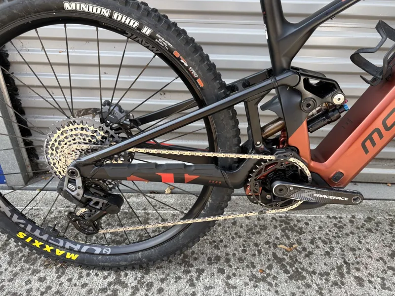 EX DEMO Mondraker Crafty Carbon RR Medium Electric Bike 2025 Earth Red-1