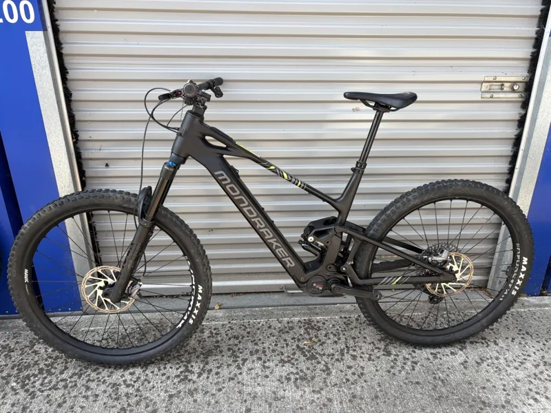 EX DEMO Mondraker Sly RR Large Electric Bike 2025 Grey/Black/Yellow-4