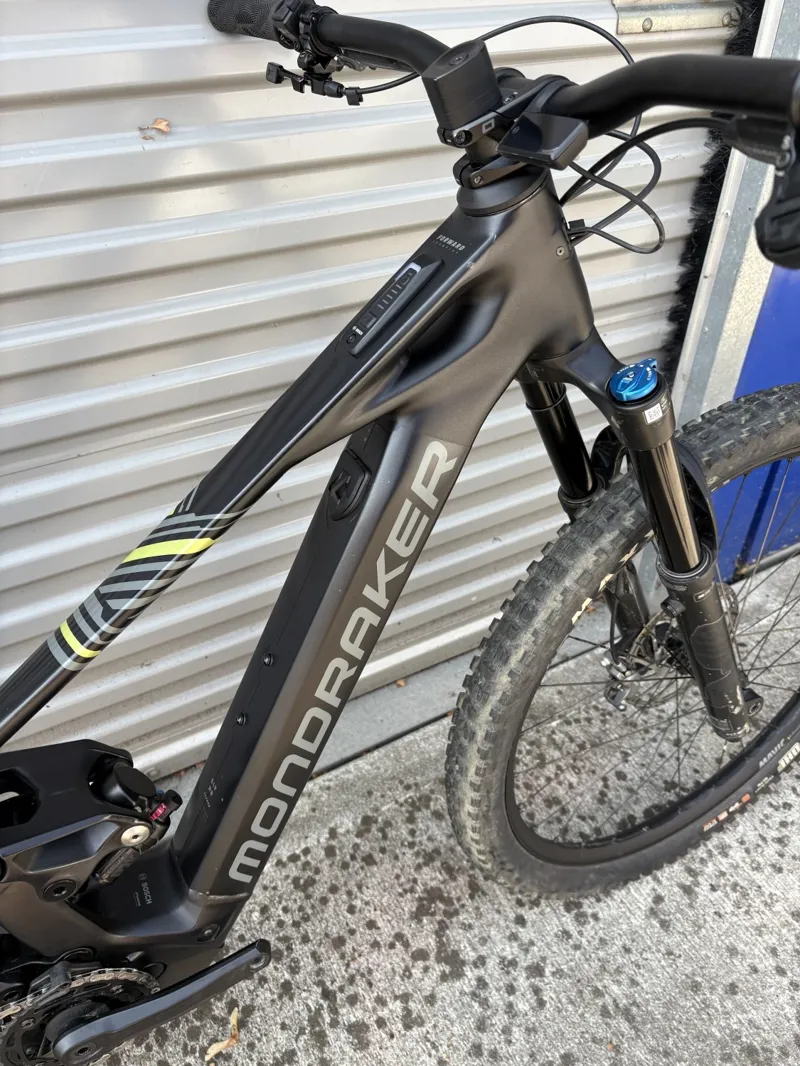 EX DEMO Mondraker Sly RR Small Electric Bike 2025 Grey/Black/Yellow-2