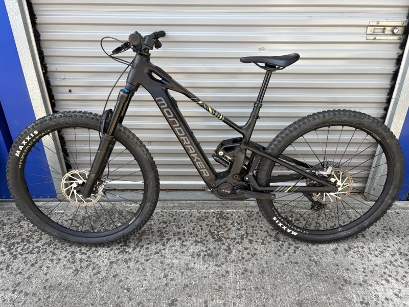 EX DEMO Mondraker Sly RR Small Electric Bike 2025 Grey/Black/Yellow-4