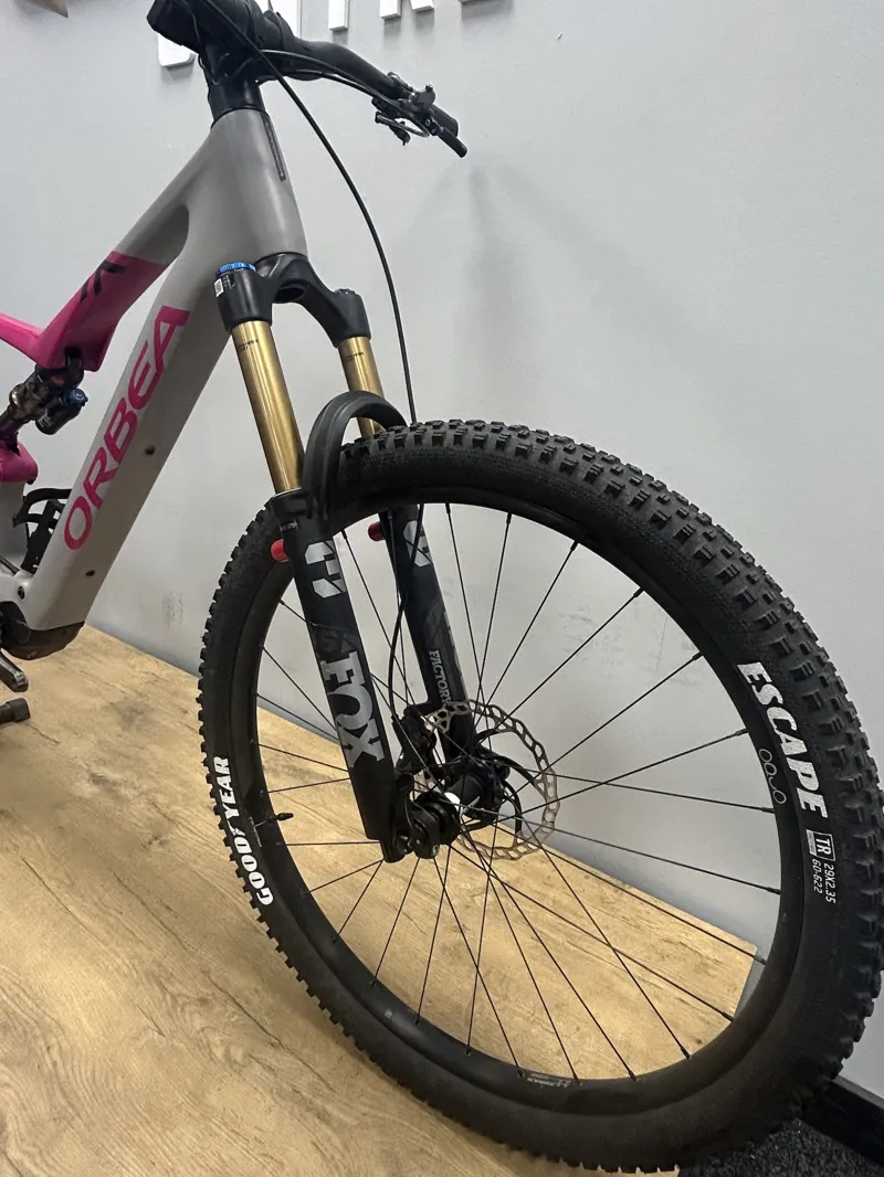 Ex Demo Orbea Rise M10 XL Electric Bike 2023 Custom Grey Pink-1