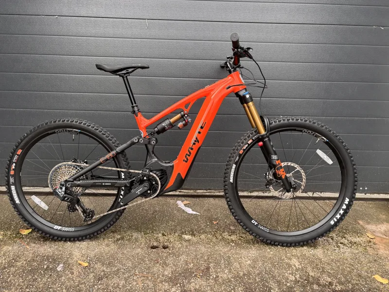 Ex Display Whyte E-180 RSX Medium Electric Bike Orange
