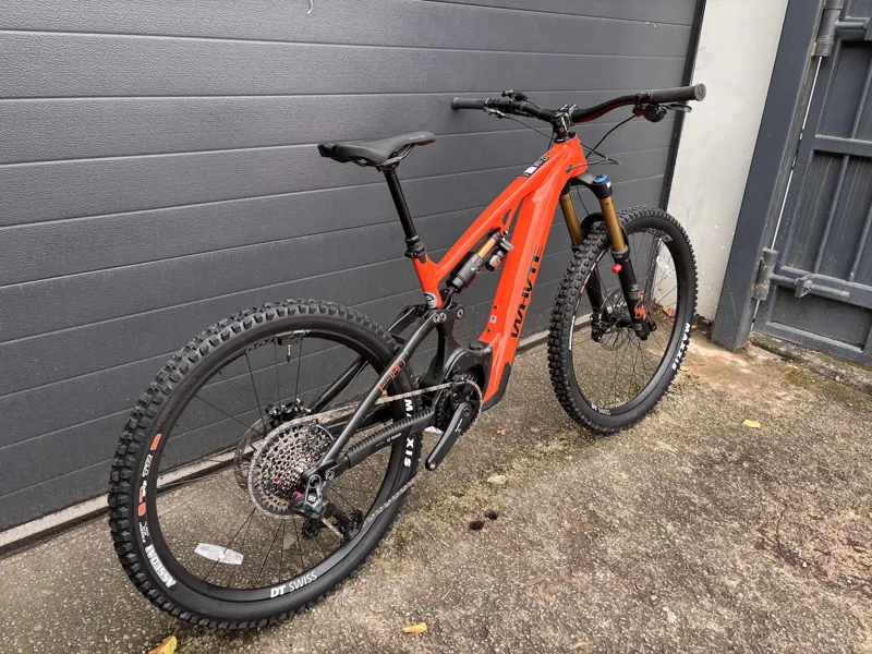 Ex Display Whyte E-180 RSX Medium Electric Bike Orange-2