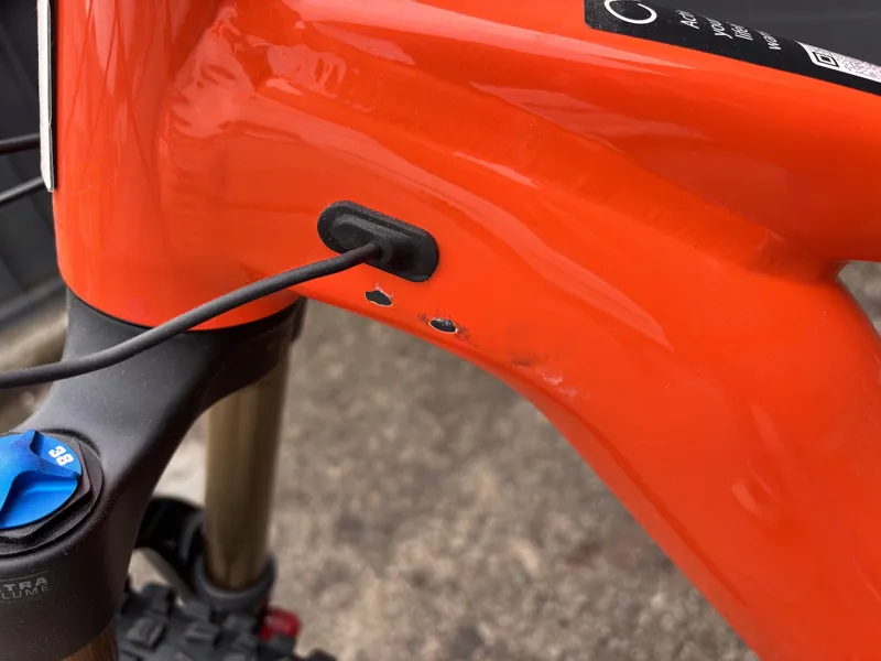 Ex Display Whyte E-180 RSX Medium Electric Bike Orange-3