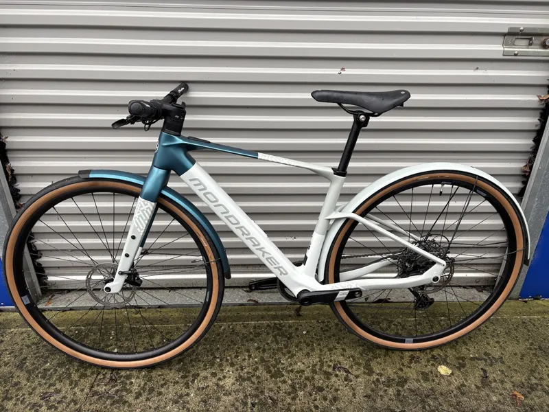 Ex Display Mondraker Dusty X Small Electric Bike 2025 White/Teal-4