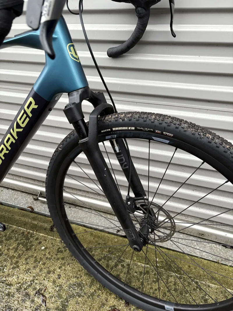 Ex Demo Mondraker Dusty R Large Electric Bike 2025 Black/Lime/Teal-2