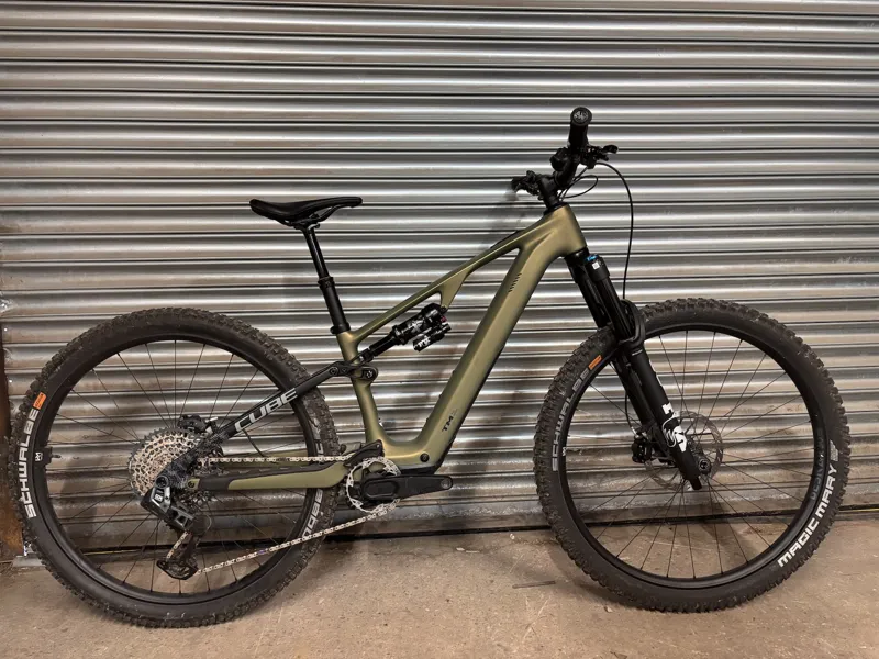 Ex Demo Cube Ams Hybrid One44 C:68X TM 400X Small Electric Bike 2026 Reedgreen/Matrix