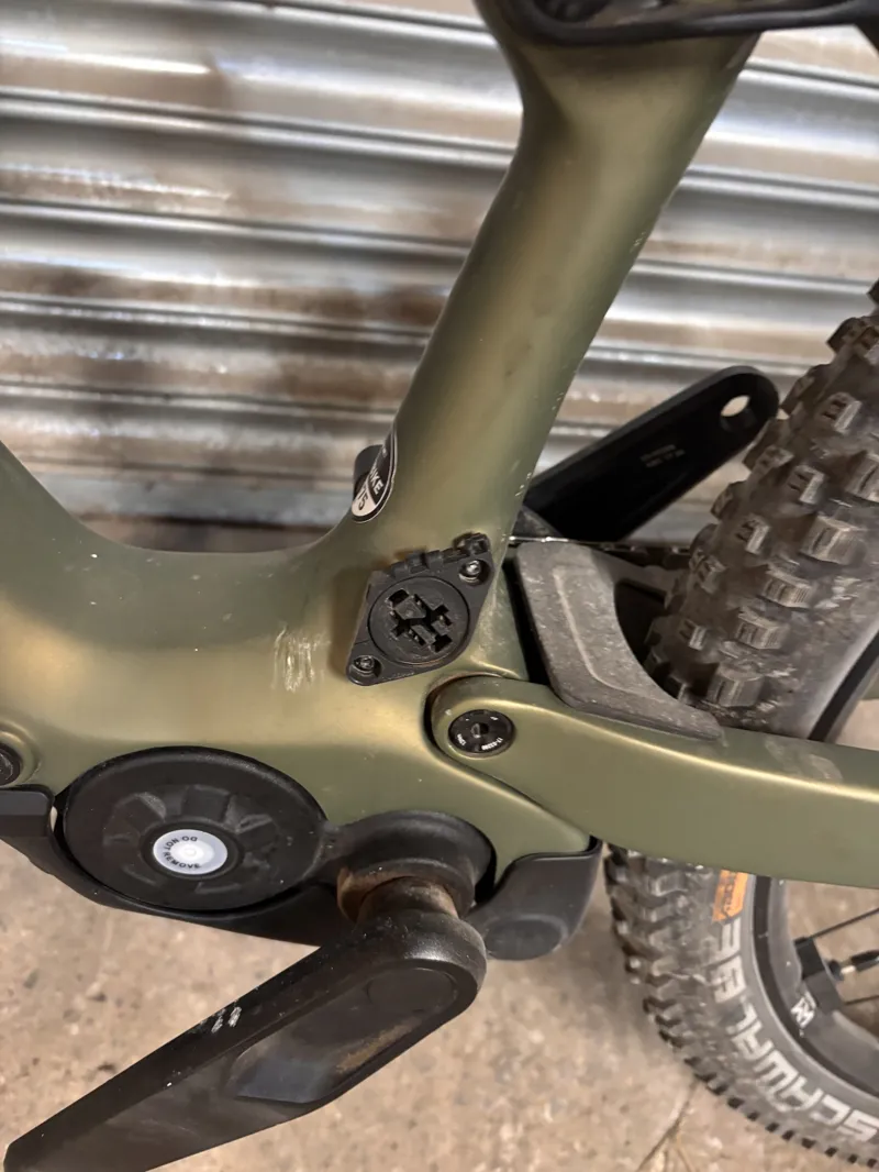 Ex Demo Cube Ams Hybrid One44 C:68X TM 400X Large Electric Bike 2026 Reedgreen/Matrix-3