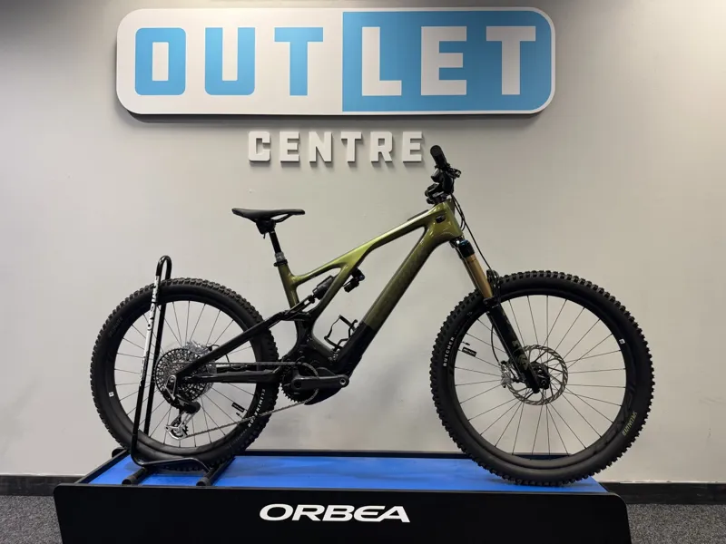 EX DISPLAY Specialized Levo S-Works Carbon S5 Electric Bike 2023 Gloss Gold Pearl/Carbon/Gold Pearl