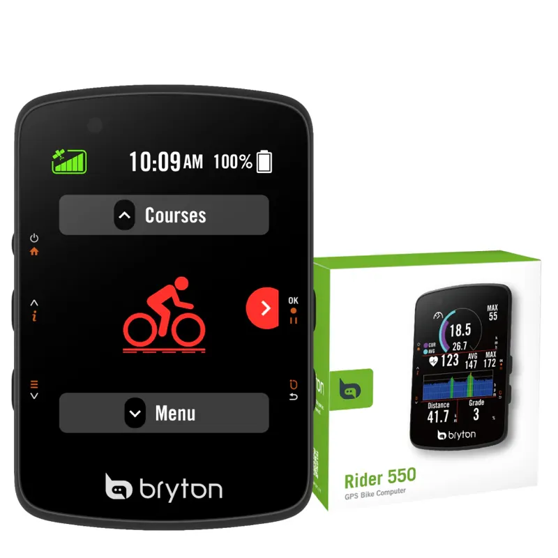 Bryton Rider S550 E Computer: BLACK size