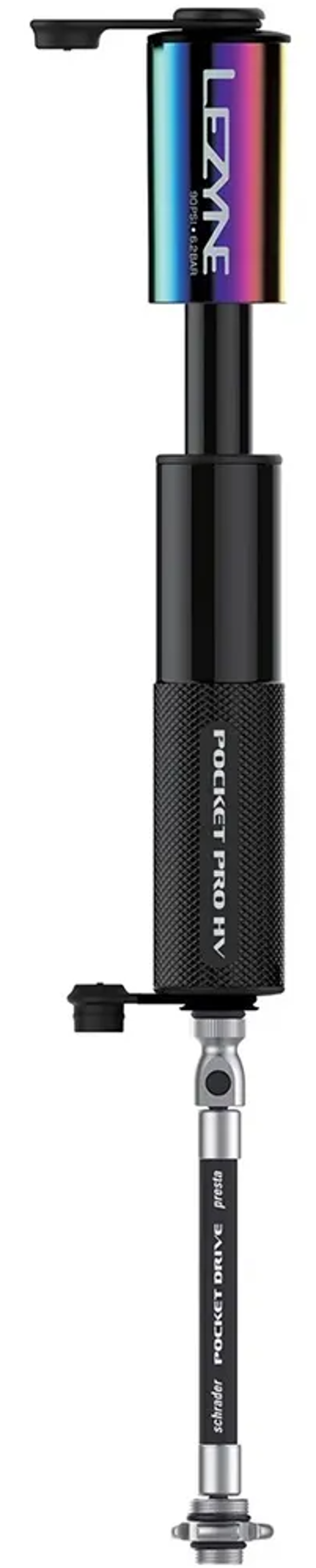 Lezyne Pro HV Pocket Drive Mini Pump Neo Metallic/Black-1