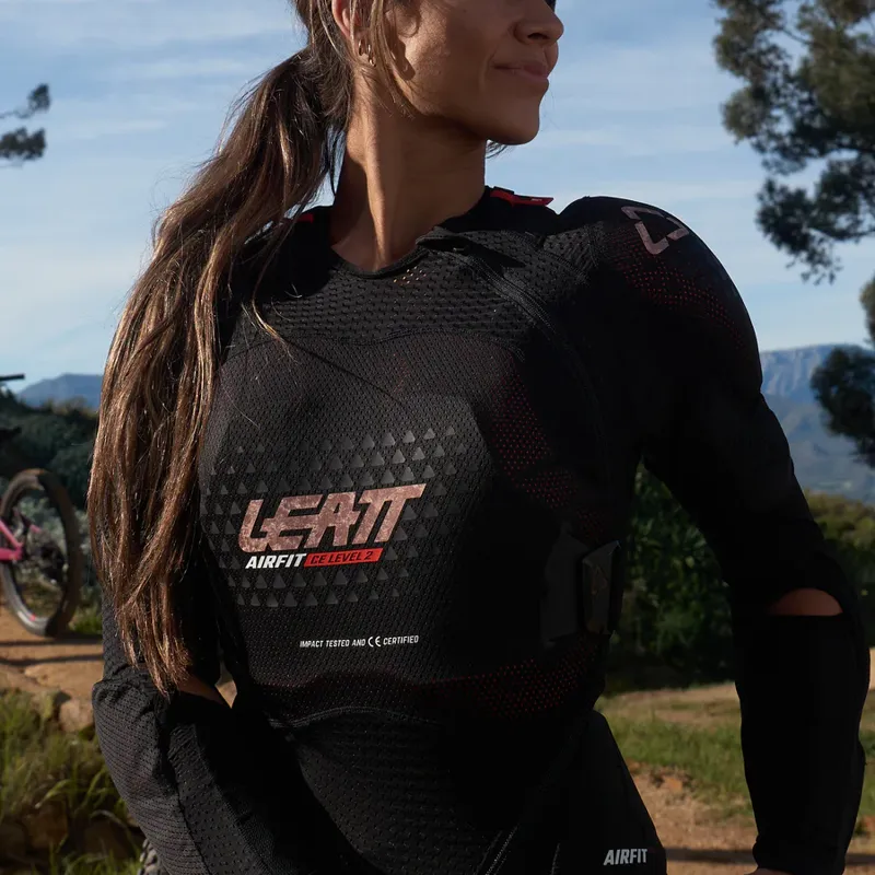 Leatt Womens 3DF AirFit Evo Body Protector Black-2