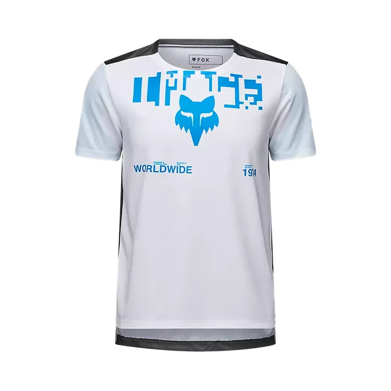 Fox Youth Ranger Digi Image Short Sleeve Jersey White 