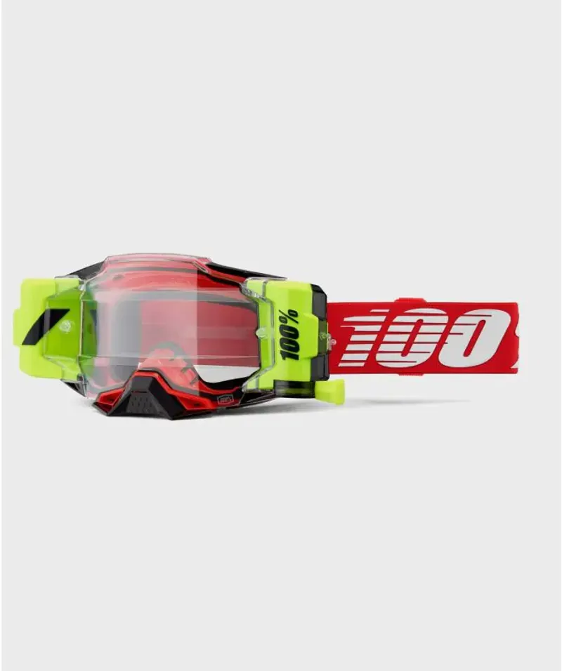100 Armega Forecast Goggle Red / Clear Lens Red Clear