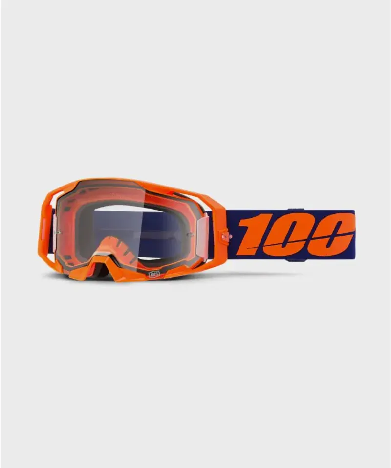 100 ARmatic MTB Goggles / Clear Lens Neon Orange