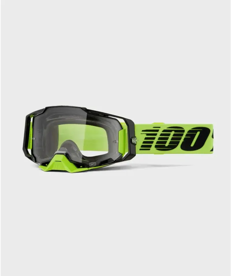 100 Armega MTB Goggles / Clear Lens Yellow
