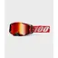 100 Percent Armega MTB Goggle Red / Mirror Red Lens Red Mirror