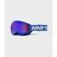 100 Percent Strata 2 MTB Goggle / Mirror Red/Blue Lens Blue