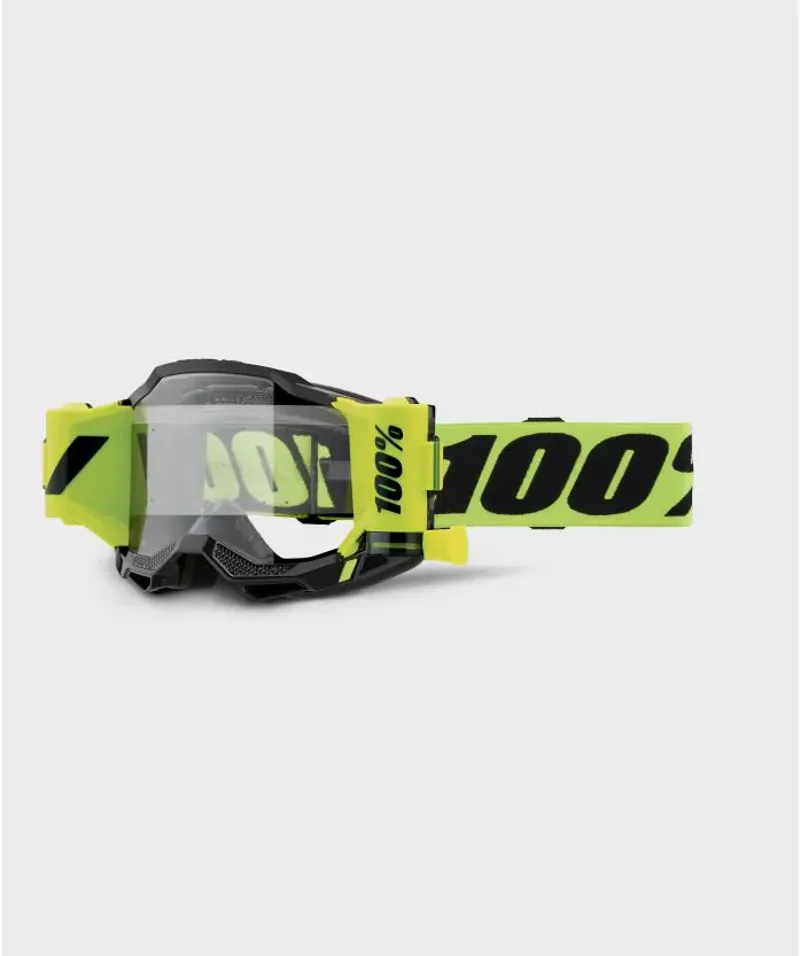 100 Percent Accuri 2 Forecast MTB Goggle Neon Yellow/Clear Lens