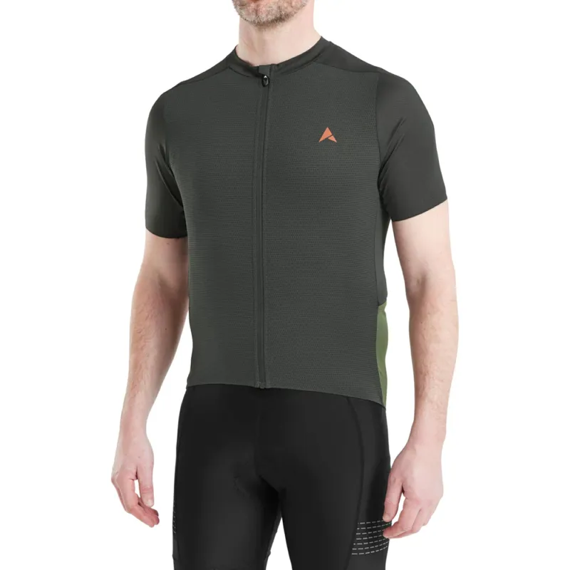 Altura Endurance Short Sleeve Cycling Jersey Carbon / Olive