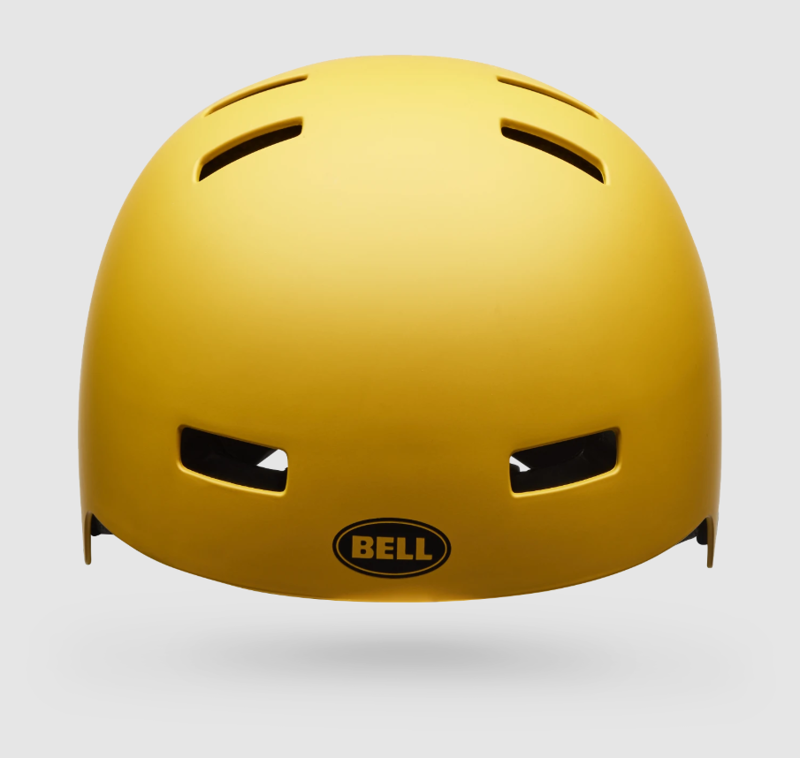 Bell Local Solid BMX Helmet Yellow Matte-2