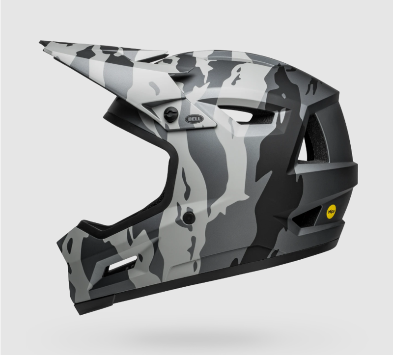 Bell Sanction 2 DLX MIPS MTB Full Face Helmet Ravine Grey/Black-3