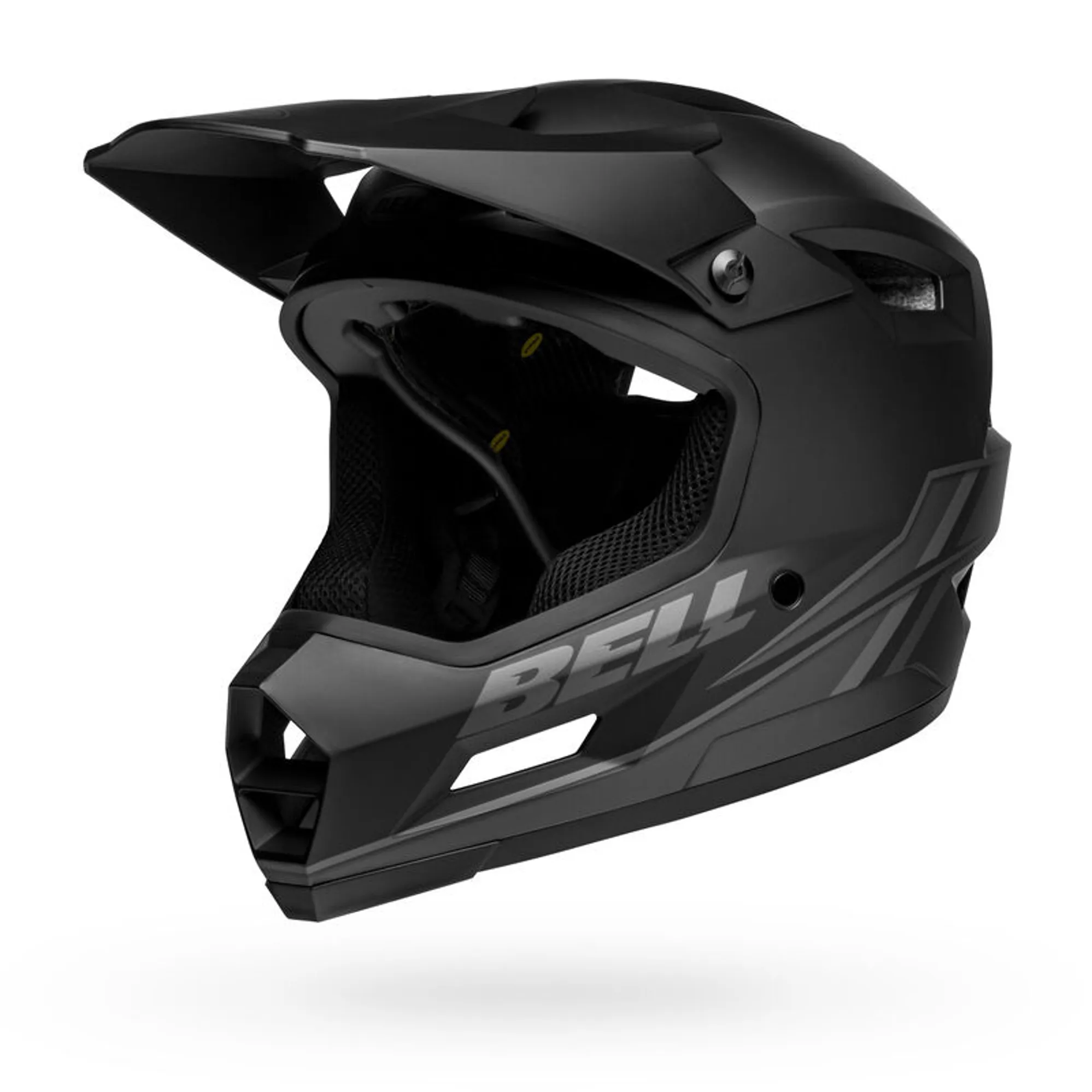 bell mountain bike helmet visor Sanction 2 Adult Full-Face - Matte Black Compatible with Full Cycling Visors | Bell Helmets