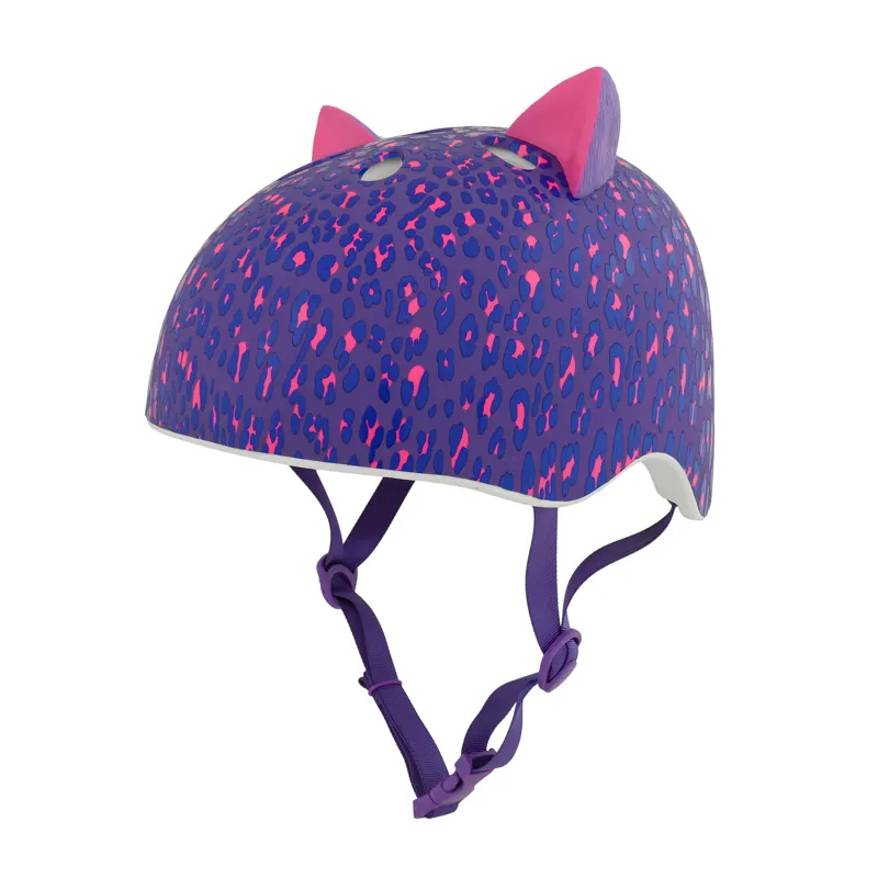C-Preme Krash FS Youth Helmet 8 Years Leopard Kitty
