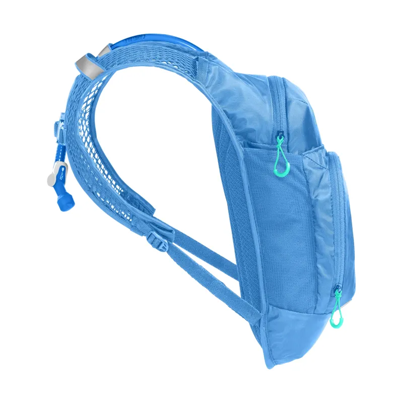 Camelbak Kids' Mini M.U.L.E. Hydration Pack With 1.5l Reservoir: BLUE/PALM 3l-1