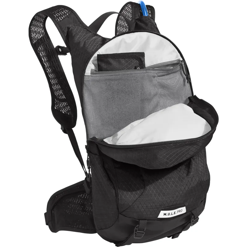 Camelbak Women's M.U.L.E. Pro Hydration Pack With 3l Reservoir Black White 14l-4