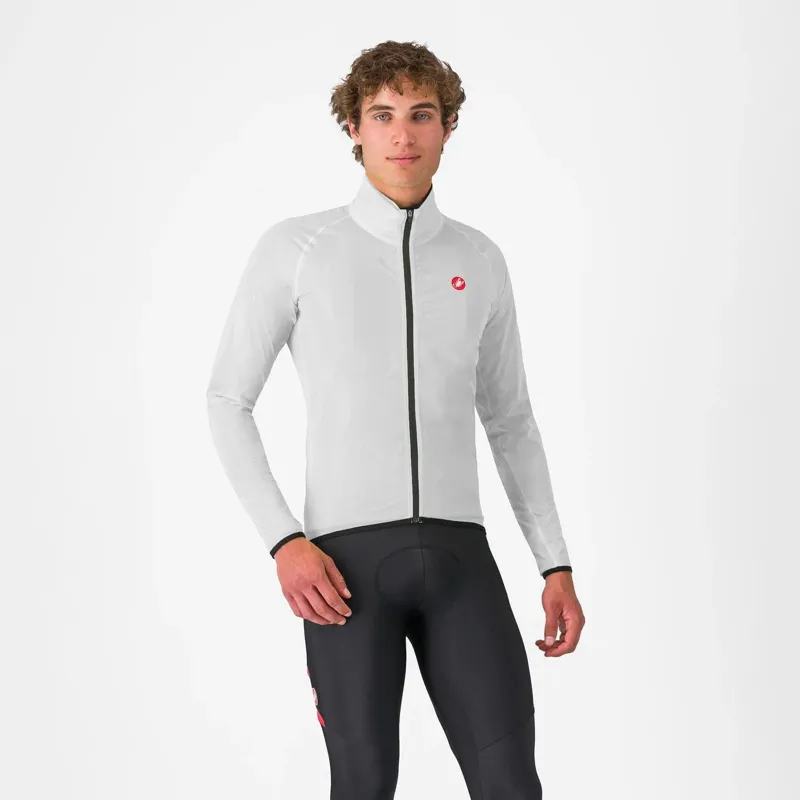 Castelli Squall Shell Jacket Silver Grey/Black