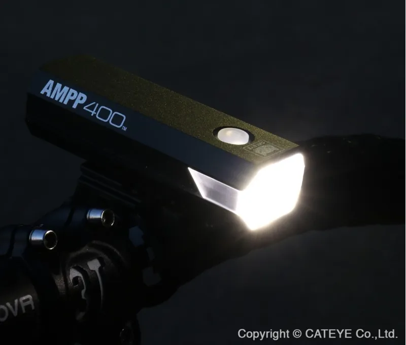 Cateye Ampp 400 Front Light Black-2