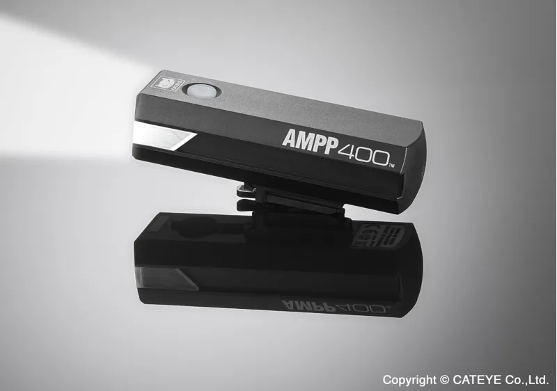 Cateye Ampp 400 Front Light Black-5