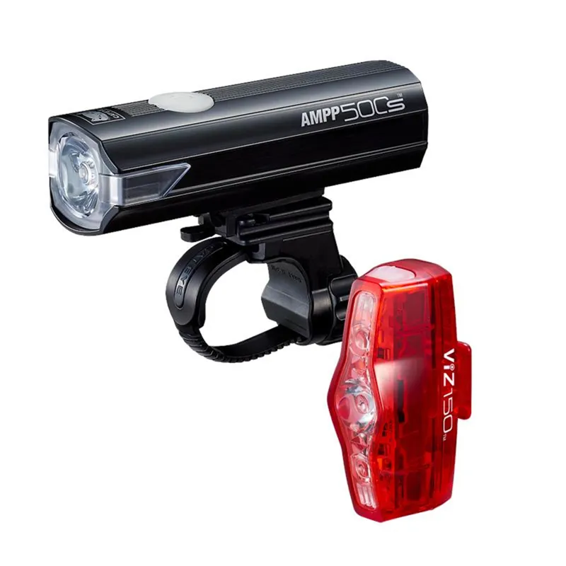 CatEye AMPP 500S / VIZ 150 Bike Light Set: USB- C usb-c-1