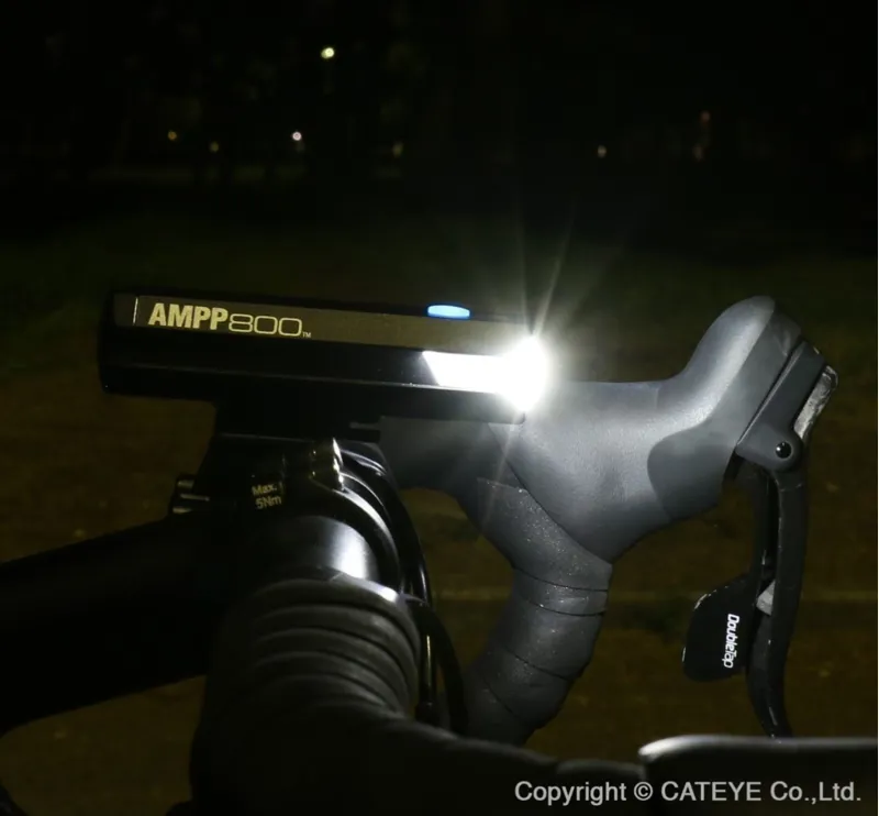 Cateye Ampp 800 Front Light Black-3