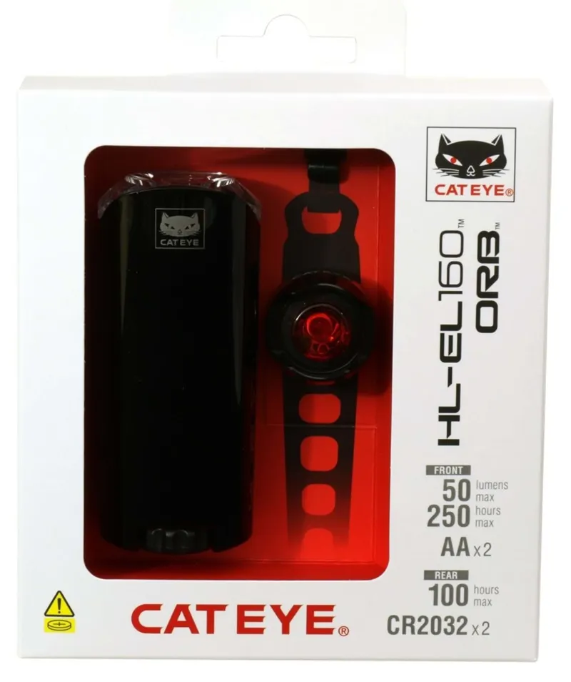 Cateye El-160 / Orb Bike Light Set-5